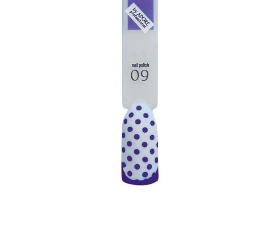 ADORE. Stamping nail polish, №9, Viola, 8 ml. Лак для стемпінгу, фіолетовий #2
