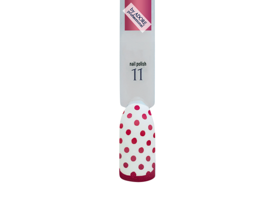ADORE. Stamping nail polish, №11, Cherry, 8 ml. Лак для стемпінгу, перламутровий вишневий #2