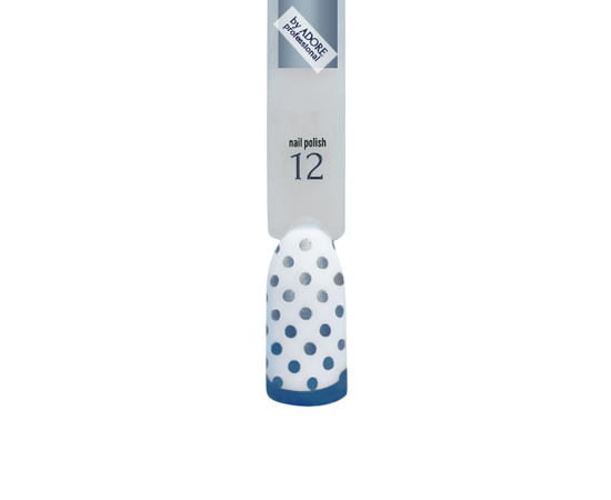 ADORE. Stamping nail polish, №12, Azure, 8 ml. Лак для стемпінгу, перламутровий блакитний #2
