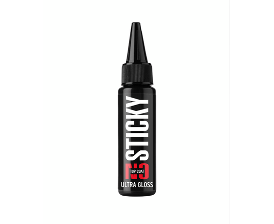 KODI. No Sticky Top coat, Ultra Gloss, 30 ml. глянцевий топ без липкого шару #1