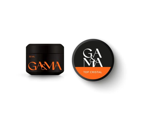 GA&MA. Crystal Top, anti-scratch, 30 ml, Топ Крістал, стійкий до подряпин, без липкого шару #1