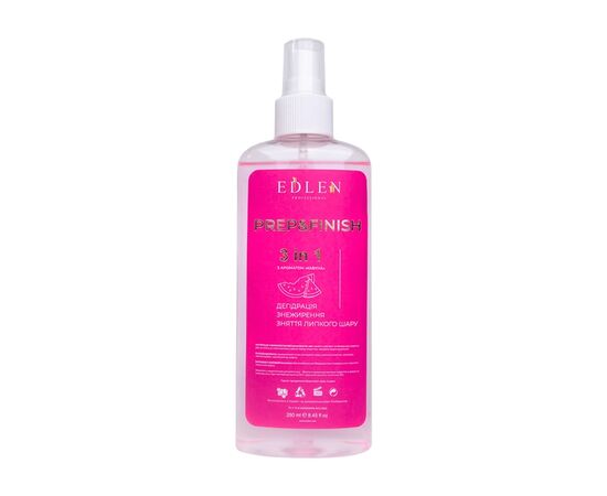 EDLEN. Prep&Finish, Pink Watermelon, 250 ml, Знежирювач рожевого кольору з ароматом кавуна #1