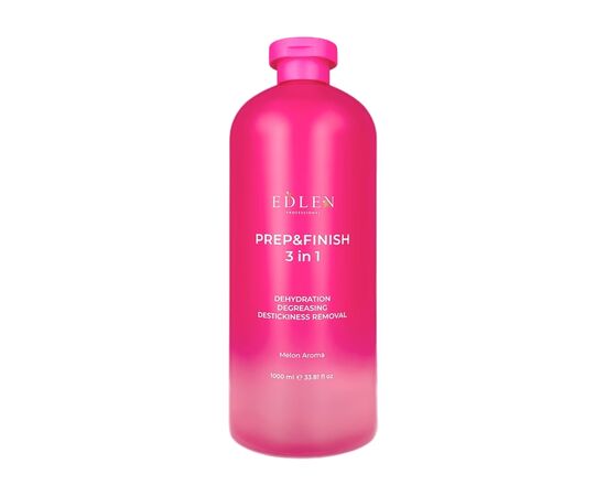 EDLEN. Prep&Finish, Melon, 1000 ml, Знежирювач рожевого кольору з ароматом дині #1