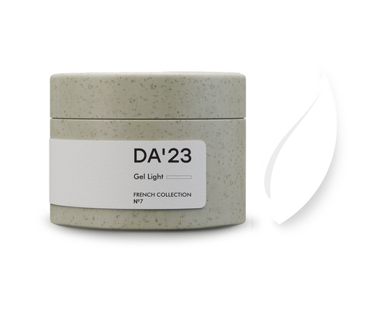 DA'23. Gel Light, French collection №7, 30 ml, гель середньо-рідкої консистенції #1