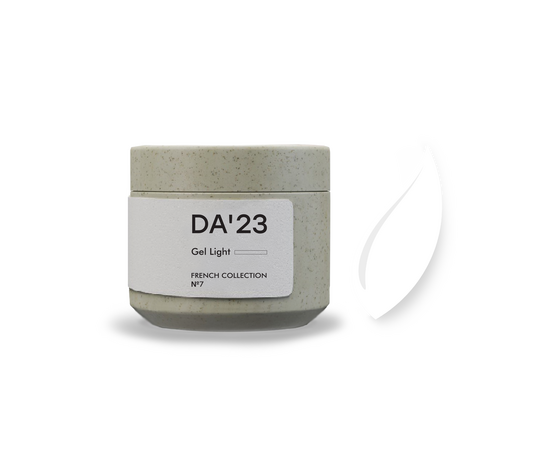 DA'23. Gel Light, French collection №7, 15 ml, гель середньо-рідкої консистенції #1