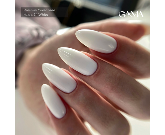 GA&MA. Cover base #24, WHITE, 15 ml #8