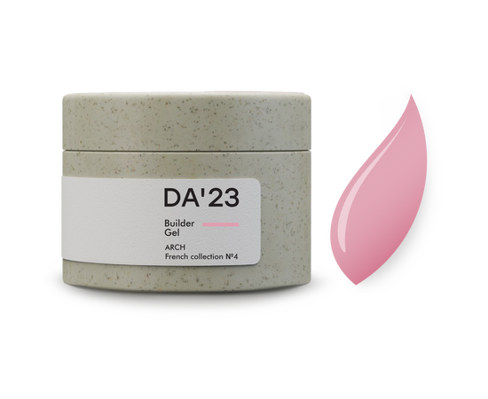 DA'23. Builder gel, Arch, French collection #4, 30 ml, будівельний гель #1