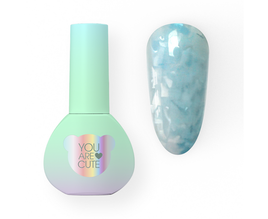 You Are Cute. Cover Base, #20, 5 ml. Камуфлююча база з поталлю #1