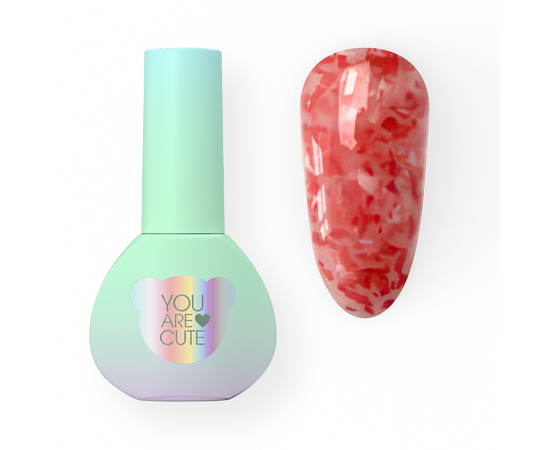 You Are Cute. Cover Base, #22, 5 ml. Камуфлююча база з поталлю #1