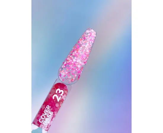 You Are Cute. Cover Base, #23, 5 ml. Камуфлююча база з кольоровими фігурками #3