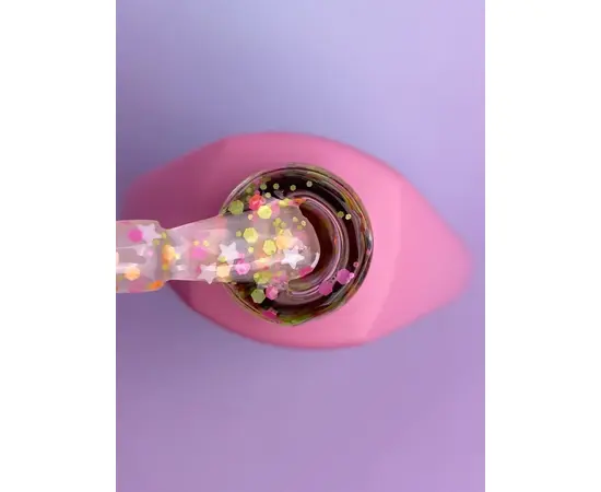 You Are Cute. Cover Base, #25, 5 ml. Камуфлююча база з кольоровими фігурками #2