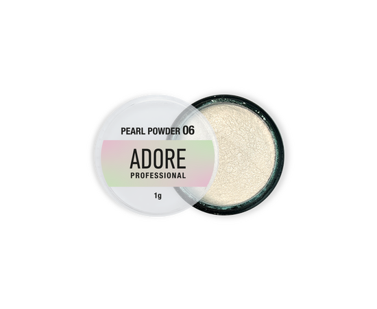 ADORE. Pearl Powder #06, 1 g. Перлинна пудра, зеленувато-рожеві перли #1