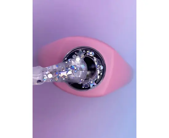 You Are Cute. Star Glow Top Coat, 5 ml, топ із зірочками та місяцями #2