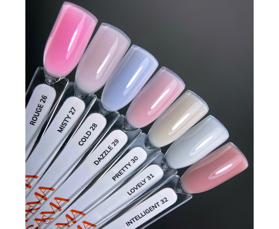 GA&MA. Cover base #30, PRETTY, 15 ml (формула одного шару) #2
