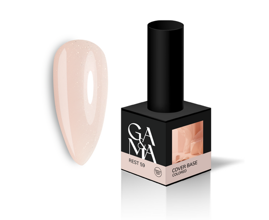 GA&MA. Colored base #59, Rest, 15 ml, кольорова база, Відпочинок #1