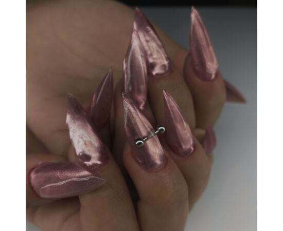 ADORE. Metallic Powder #02, 0.5 g. Металева втирка, світло-рожева #5