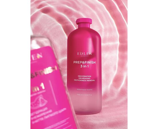 EDLEN. Prep&Finish, Pink Watermelon, 1000 ml, Знежирювач рожевого кольору з ароматом кавуна #3