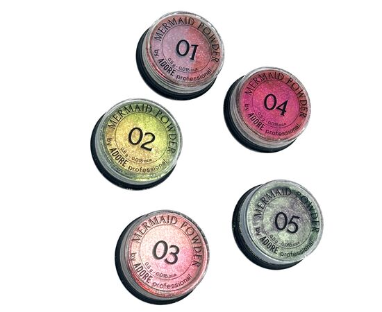 ADORE. Mermaid Powder #03, 0.5 g. Втирка-хамелеон, золотаво-рожево-бузкова #7