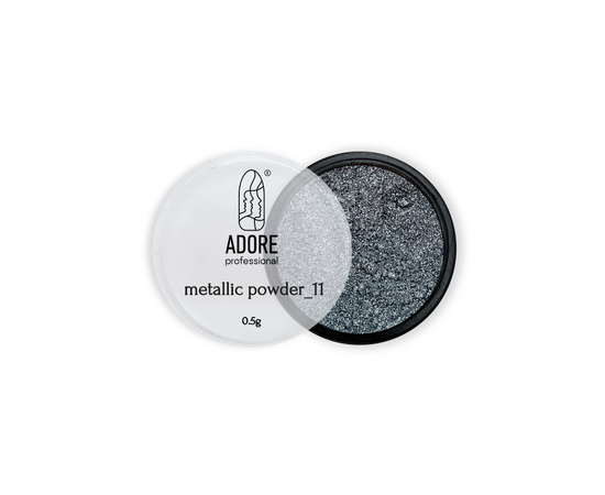 ADORE. Metallic Powder #11, 0.5 g. Металева втирка, срібло #1