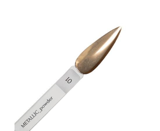 ADORE. Metallic Powder #01, 0.5 g. Металева втирка, золото #4