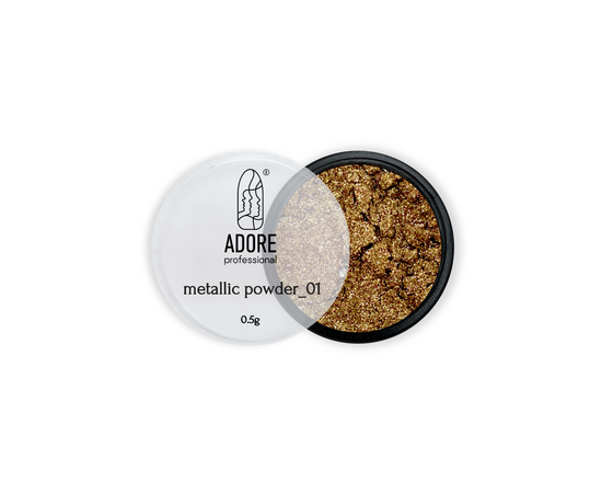 ADORE. Metallic Powder #01, 0.5 g. Металева втирка, золото #1
