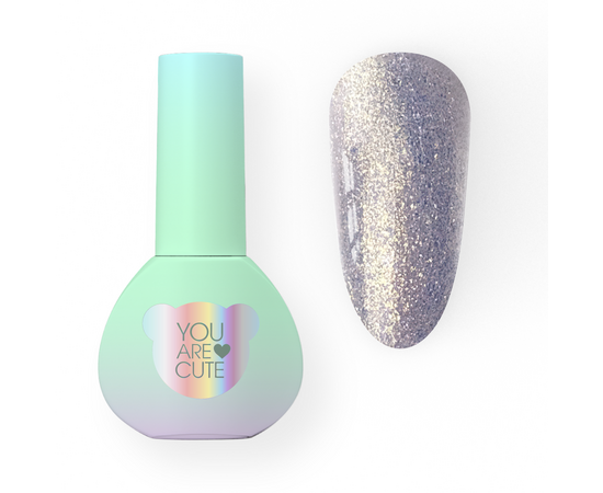 You Are Cute. Reflective Gel Polish #105, 5 ml, світловідбиваючий гель-лак #1