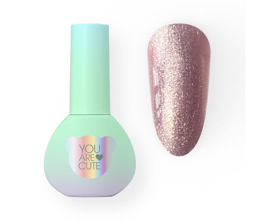 You Are Cute. Reflective Gel Polish #107, 5 ml, світловідбиваючий гель-лак #1