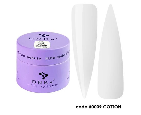 DNKa’ Jelly Gel #0009 Cotton, 15 ml, гель-желе #1