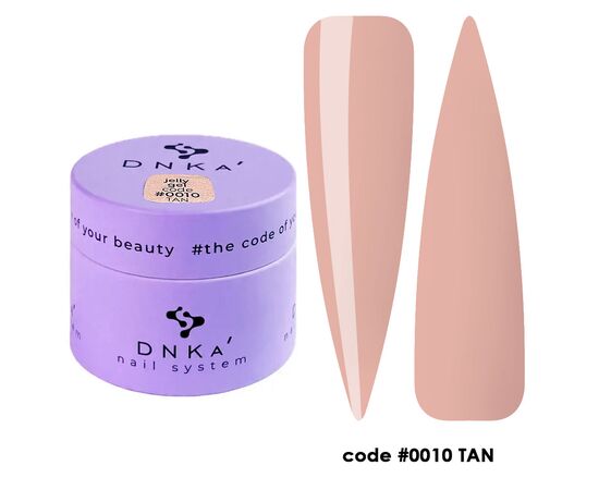 DNKa’ Jelly Gel #0010 Tan, 15 ml, гель-желе #1