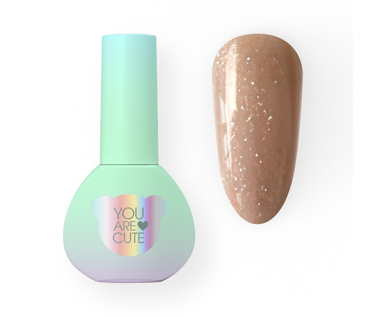 You Are Cute. Bottle Gel #07, 5 ml, рідкий гель з шимером #1