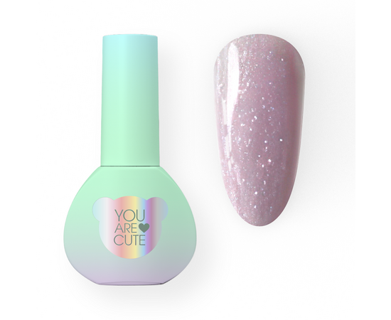 You Are Cute. Bottle Gel #08, 5 ml, рідкий гель з шимером #1