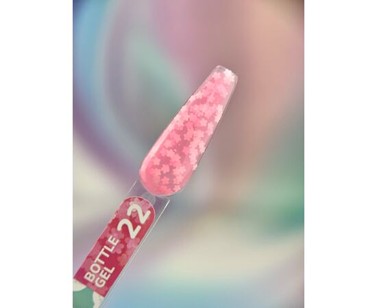 You Are Cute. Bottle Gel #22, 5 ml, рідкий гель з білими квіточками #2