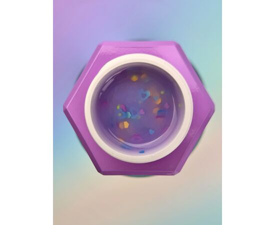 You Are Cute. Builder Gel #26, 15 ml, гель для нарощування з кольоровими сердечками #2