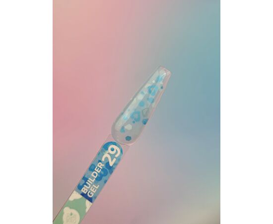 You Are Cute. Builder Gel #29, 15 ml, гель для нарощування з кольоровими сердечками #3