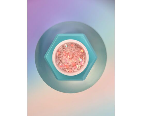 You Are Cute. Glitter Gel #01, 5 ml, Блискітки для нігтів #2