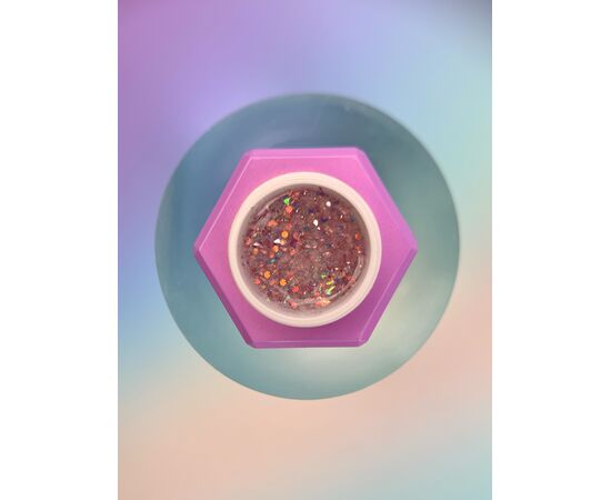 You Are Cute. Glitter Gel #02, 5 ml, Блискітки для нігтів #2
