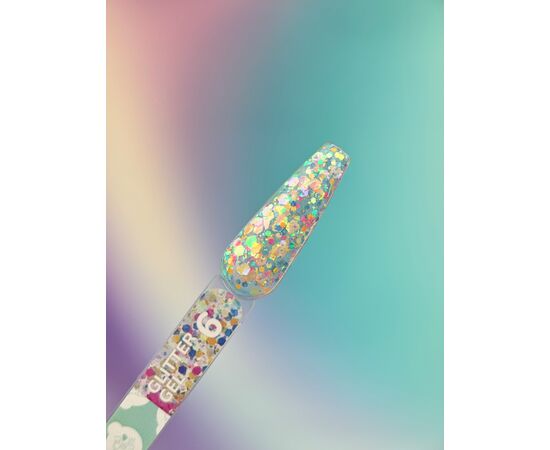 You Are Cute. Glitter Gel #06, 5 ml, Блискітки для нігтів #3
