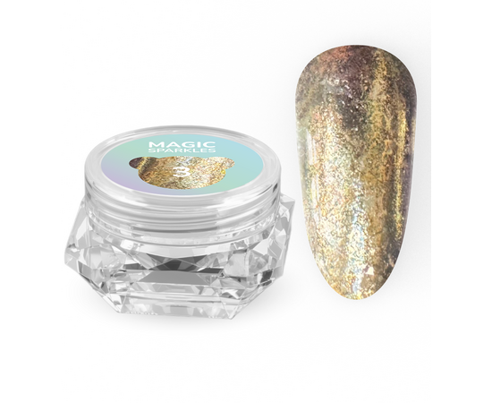You Are Cute. Magic Sparkles №03, 0.2 g, Сухі блискітки-хамелеон для нігтів #1