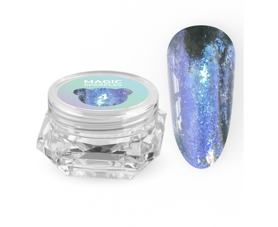 You Are Cute. Magic Sparkles №04, 0.2 g, Сухі блискітки-хамелеон для нігтів #1