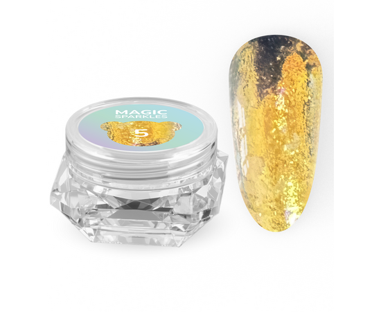 You Are Cute. Magic Sparkles №05, 0.2 g, Сухі блискітки-хамелеон для нігтів #1