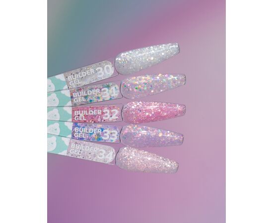 You Are Cute. Builder Gel "PIXIE DREAM Collection", 5*15 ml, набір гелів для нарощування #8
