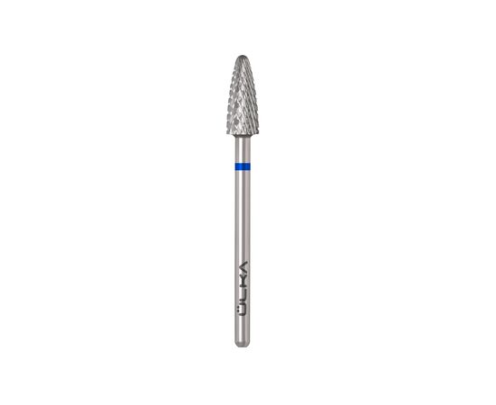 Ülka. Carbide nail bit, corn, blue, Ø 5 mm / роб. частина 13 mm, Фреза твердосплавна "Кукурудза" синя #2