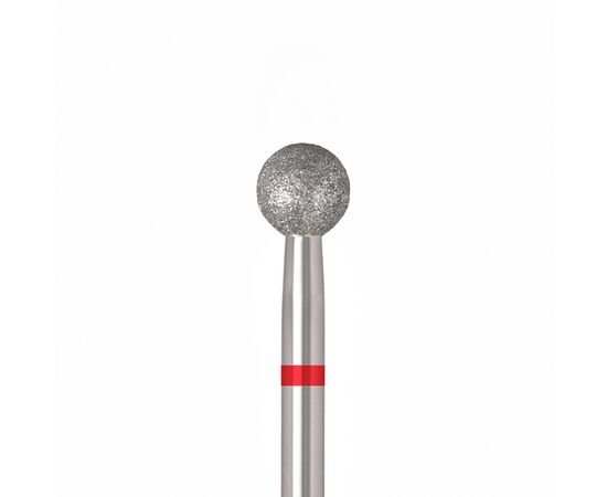 Ülka. Diamond nail bit, ball, red, Ø 5 mm, Фреза алмазна "Куля" червона #1
