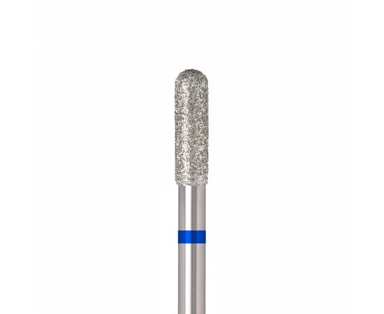 Ülka. Diamond nail bit, cylinder, blue, Ø 3 mm / роб. частина 10 mm, Фреза алмазна "Циліндр" синя, заокруглена #1