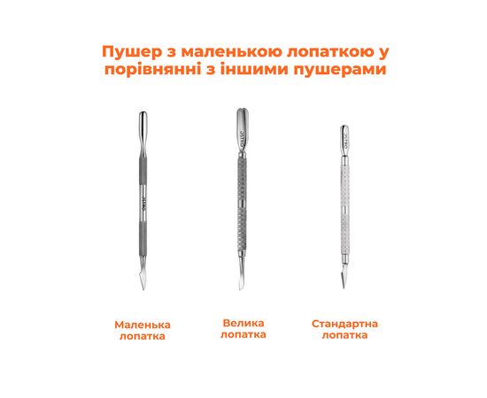 OSTRO. Spatula. Пушер заокруглений + сокирка, Mini #4
