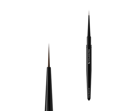 STALEKS. Manicure brush liner, Expert 0.9 mm/10 mm. Пензлик-лайнер для манікюру #1