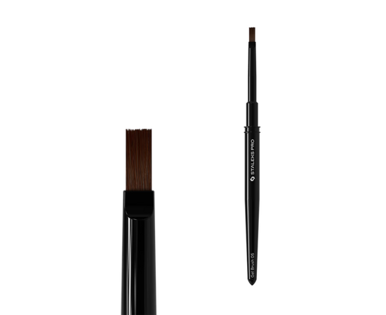 STALEKS. Gel brush, Expert 5 mm/8.5 mm. Пензлик для гелю #1