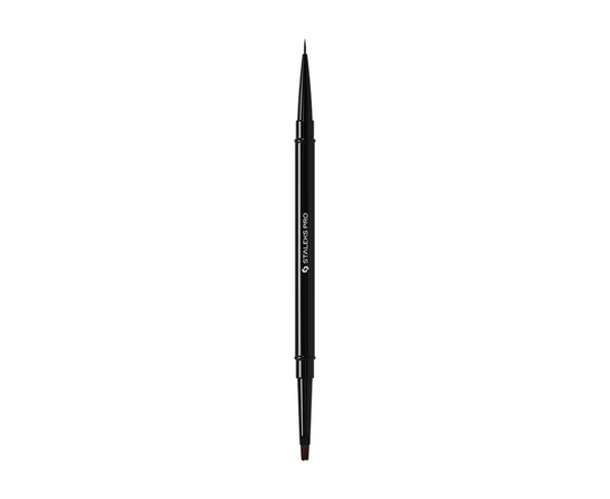 STALEKS. Manicure brush liner and Gel brush, Expert 7 mm та 7 mm. Пензлик-лайнер та для гелю двосторонній #2