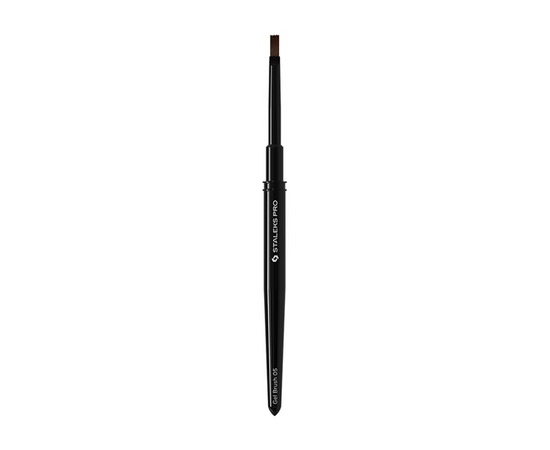 STALEKS. Gel brush, Expert 5 mm/8.5 mm. Пензлик для гелю #2