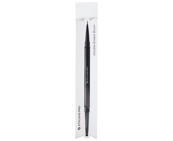STALEKS. Manicure brush liner and Gel brush, Expert 7 mm та 7 mm. Пензлик-лайнер та для гелю двосторонній #3